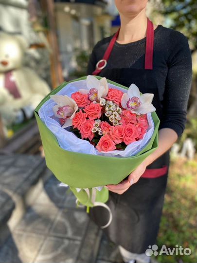 Цветы розы букеты с доставкой 24