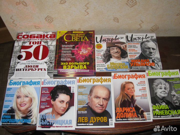 Биография, Интервью, Собака, Вокруг Света