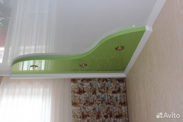 Натяжные потолки и слив потолков