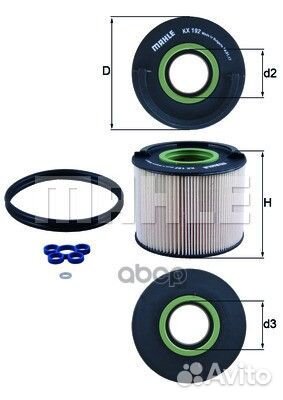 Фильтр топл.VW touareg/porshe cayenne/audi Q7 3