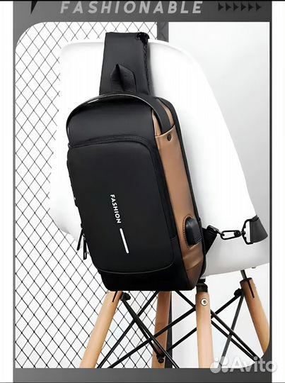 Мужская сумка Кросс-Боди через плечо