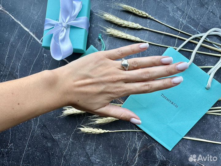 Серебряное кольцо tiffany