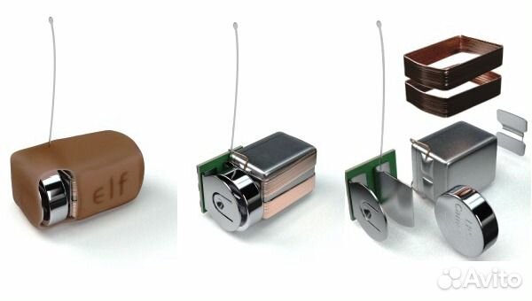 Микронаушник капсула ELF Россия. Отдельно