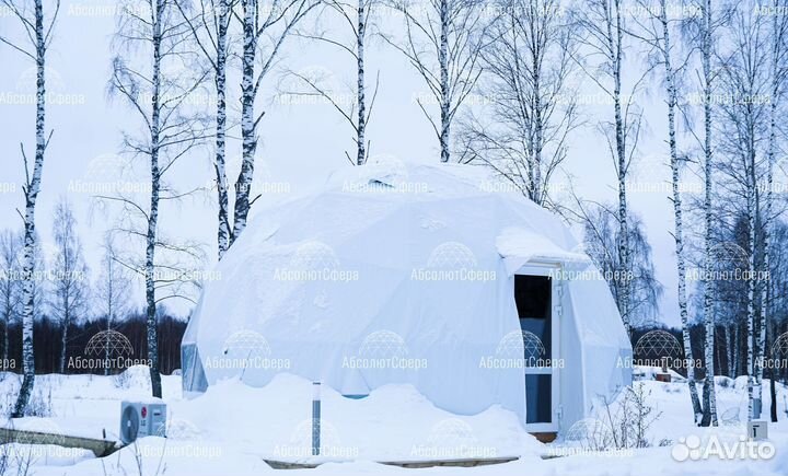 Геокупол для глэмпинга. Сферический дом