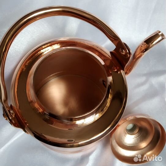 Медный заварочный чайник Россия