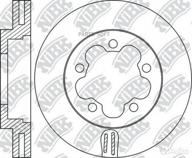Диск тормозной NiBK