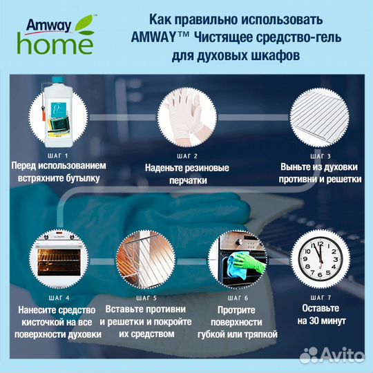 Амвей Amway cредство-гель для духовых шкафов