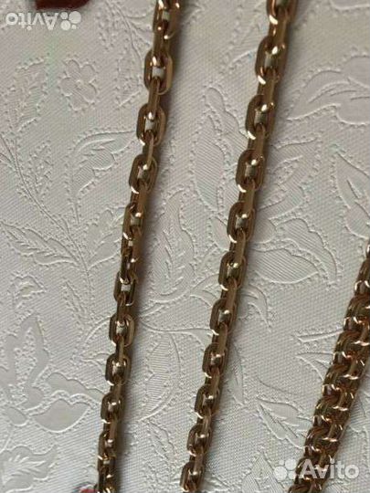 Цепочки якорная и бисмарк золотые