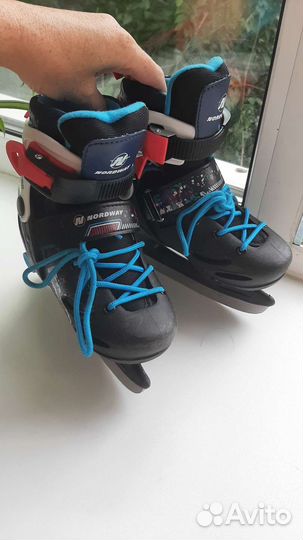 Детские раздвижные коньки р 27-30