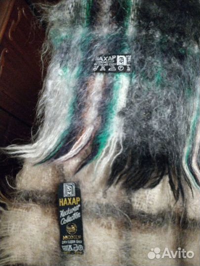 Шарф мохеровый, новый, Индия, Космос