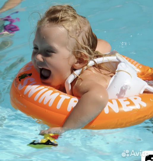 Круг для плавания swimtrainer оранжевый