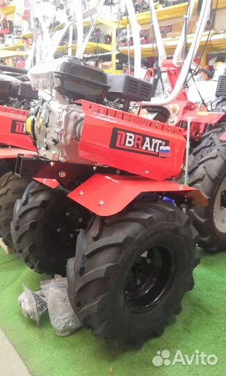 Мотоблок Brait мб3W 7лс широкие Экстрим колеса