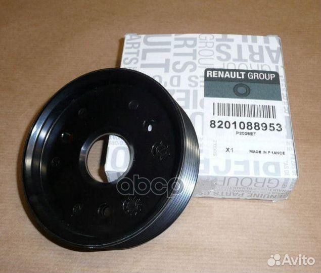 Шкив насоса гидроусилителя : master 2.5dCi (G9U