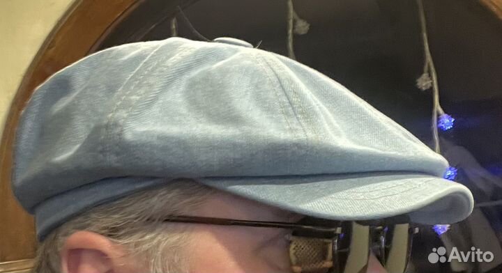 Кепка хулиганка восьмиклинка джинсовая