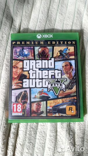 Диск гта 5 на xbox one