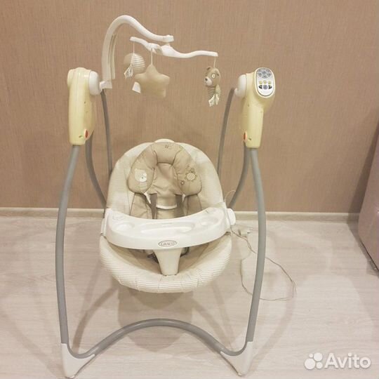 Детские электронные качели graco