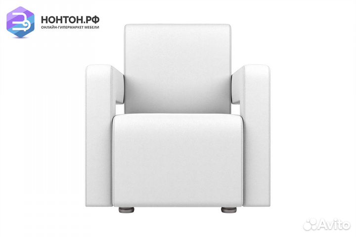 Кресло Рамос экокожа белая
