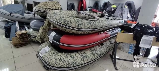 Лодка пвх Gladiator E380S красно/черный