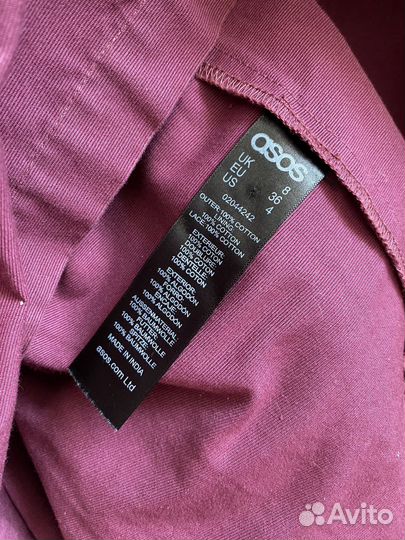 Платье ASOS плотный хлопок, размер xs/s