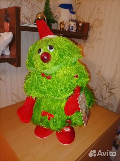 Ель искусственная на батарейках новая