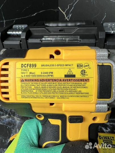 Гайковерт мощный dewalt dcf 899