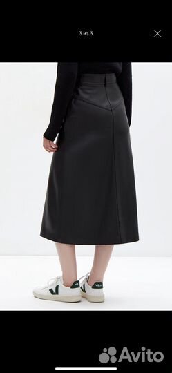 Юбка кожанная