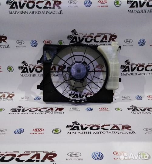 Диффузор вентилятора охлаждения Хендай Солярис