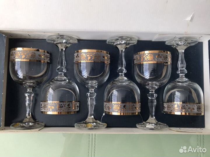 Бокалы Bohemia Чехословакия 70-80 гг