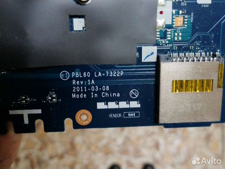 Материнская плата Asus k53u x53b