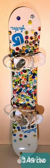 Сноуборд с креплениями