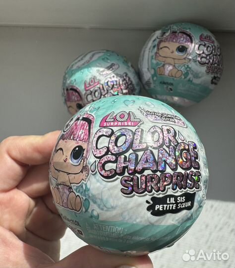 L.O.L Glitter color change lil sis оригинал