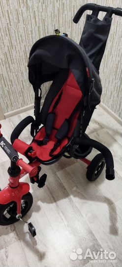 Детский велосипед с ручкой бу