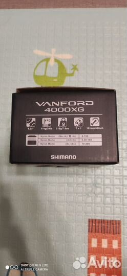 Новинка Shimano 20 Vanford 4000XG