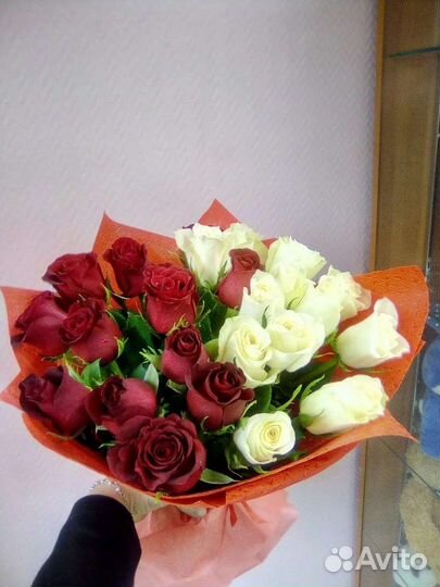 Цветы розы букет