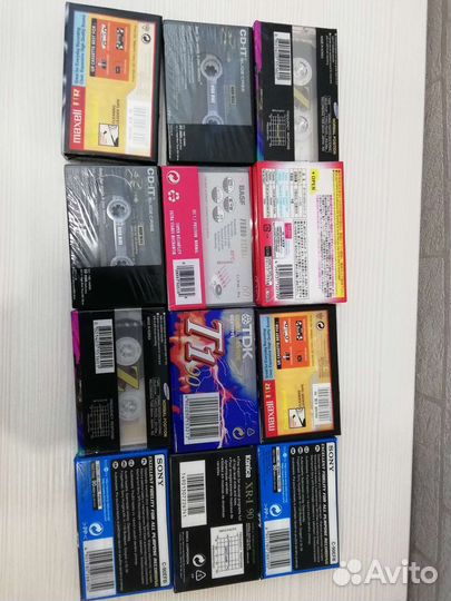 Аудио кассеты Sony, TDK, konica, Samsung