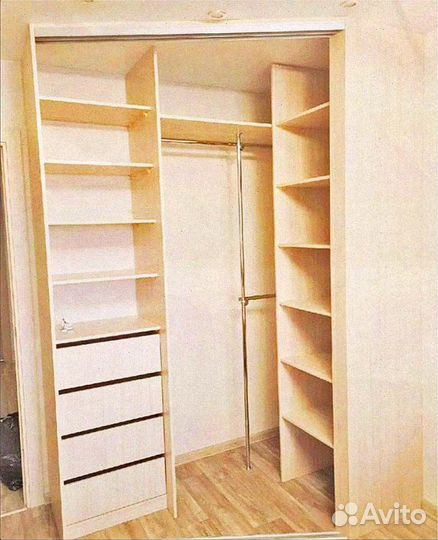 Гардеробы любой сложности