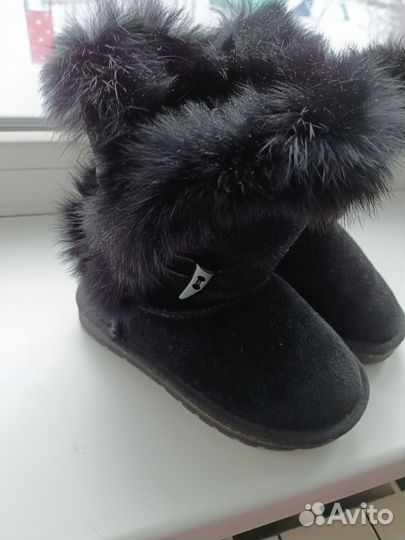 Сапожки -28размер,натурал.мех и натураль.кожа.Зима
