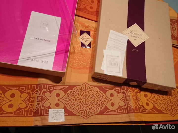 Скатерть Франция новая хлопок жаккард 175х175