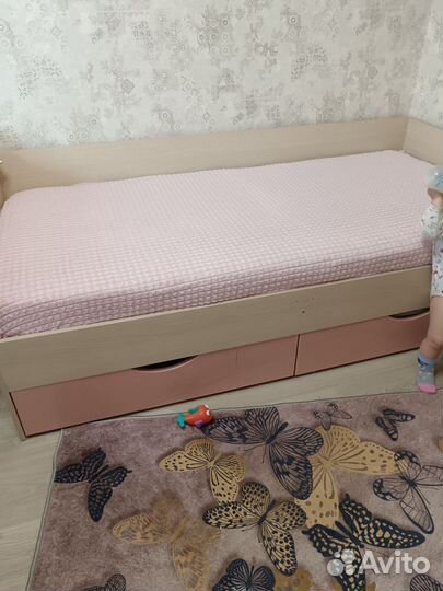 Детская кровать дельфин с ящиками