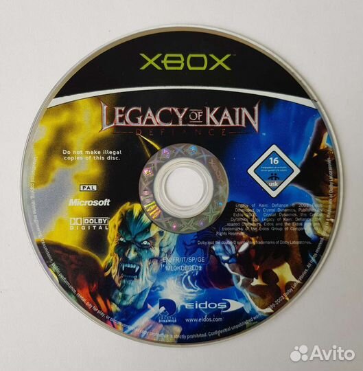 Xbox original. Legacy of Kain Defiance. Лицензия