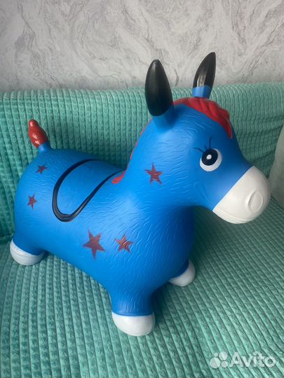 Попрыгун детский лошадка