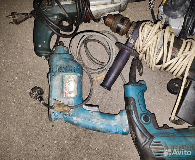 Дрель перфоратор, Ушм на запчасти лотом