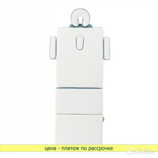 Стол массажный jfal01A NEW 2020 бело-бирюзовый