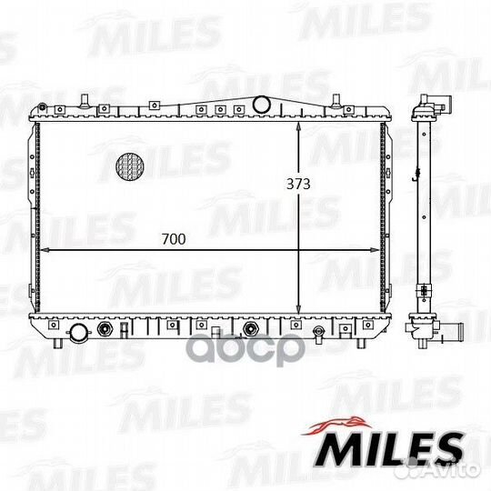 Радиатор chevrolet lacetti 1.4-1.8 A/T 04- acrm