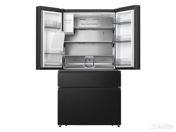 Отдельностоящий холодильник с Wi-Fi и генератором