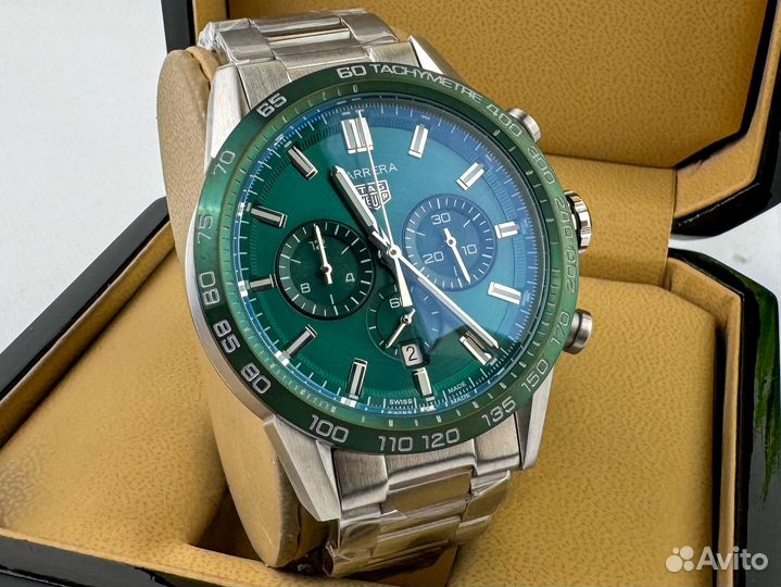 Мужские часы Tag Heuer Carrera green