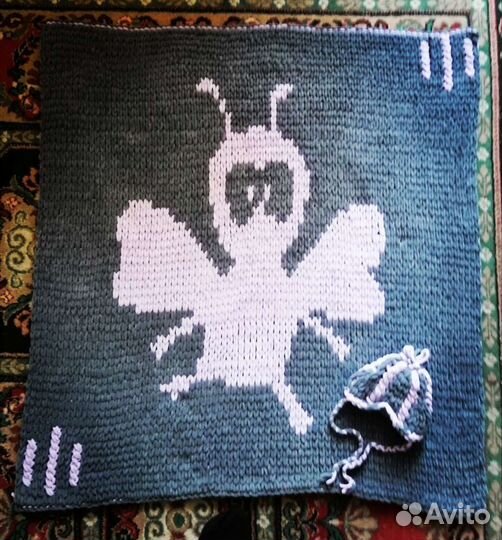 Плед и шапочка на выписку