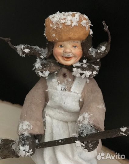 Ватные елочные игрушки новые