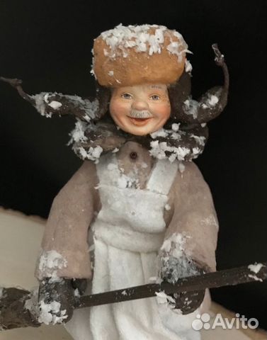 Ватные елочные игрушки новые