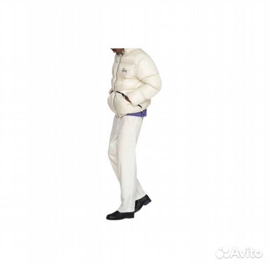 Пуховик Stussy белый